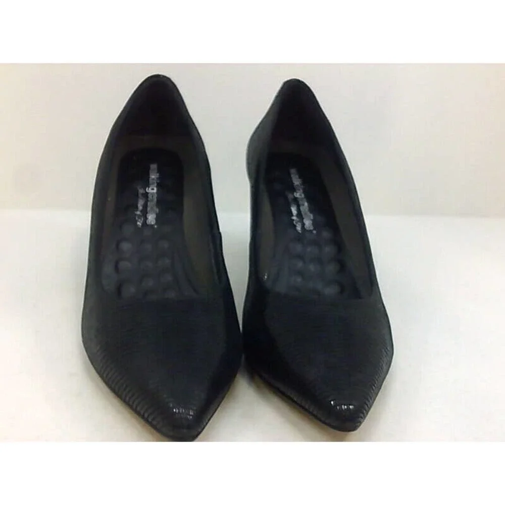 Walkingcradles Sophia Dress Shoes Pump Women's Black Patent Size US 6.5 Narrow